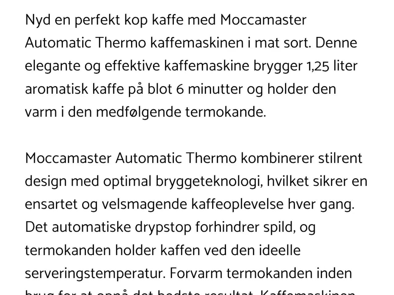 Billede 6 - Super Moccamaster Thermo 