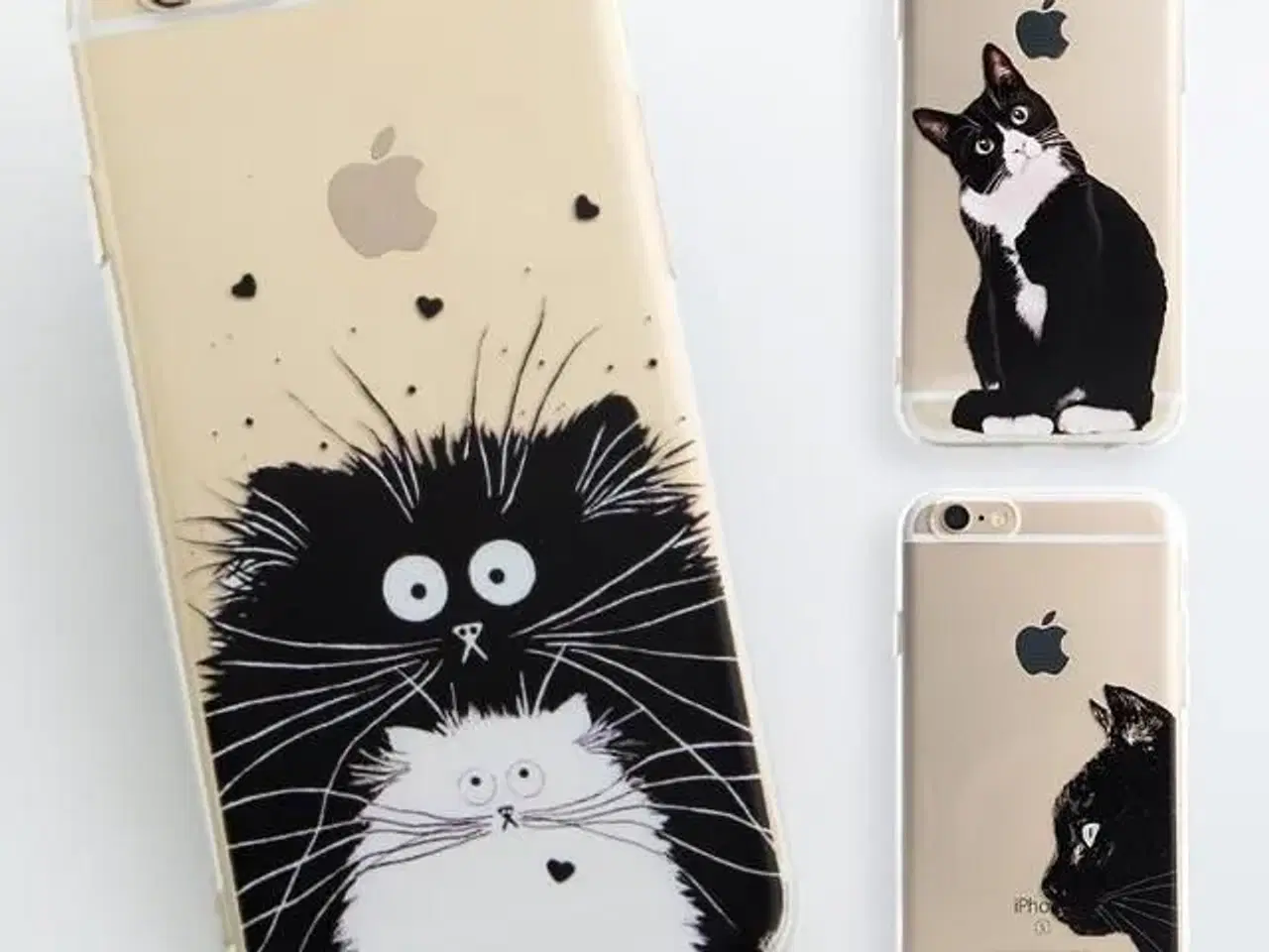 Billede 4 - Silikone cover med kat alle iPhone 