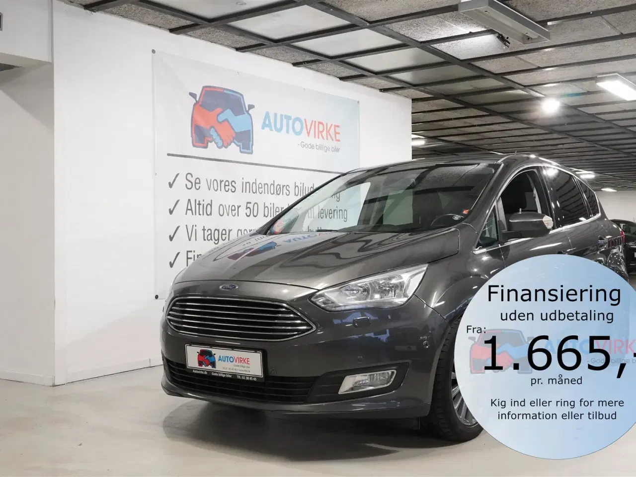 Billede 1 - Ford C-MAX 1,0 EcoBoost Titanium Fun 125HK 6g