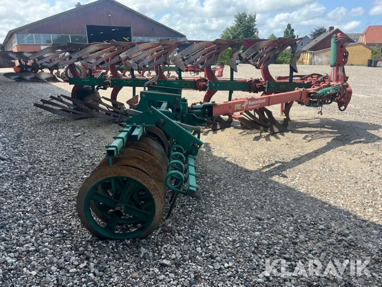 Billede 4 - Vendeplov Kverneland EG100 med packomat - 5 furet