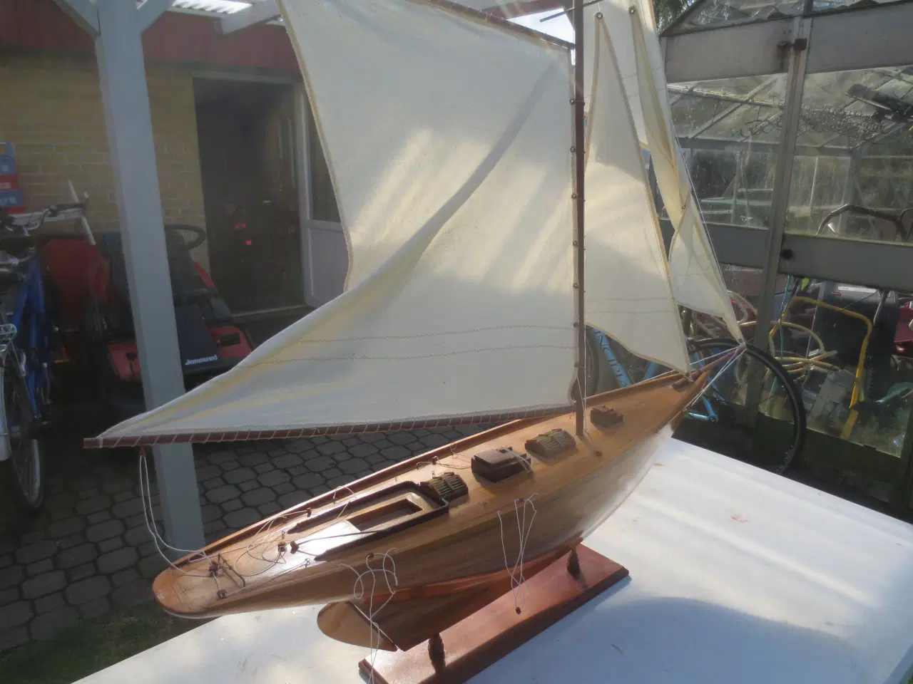 Billede 8 - 1 stk Model Sejlskib