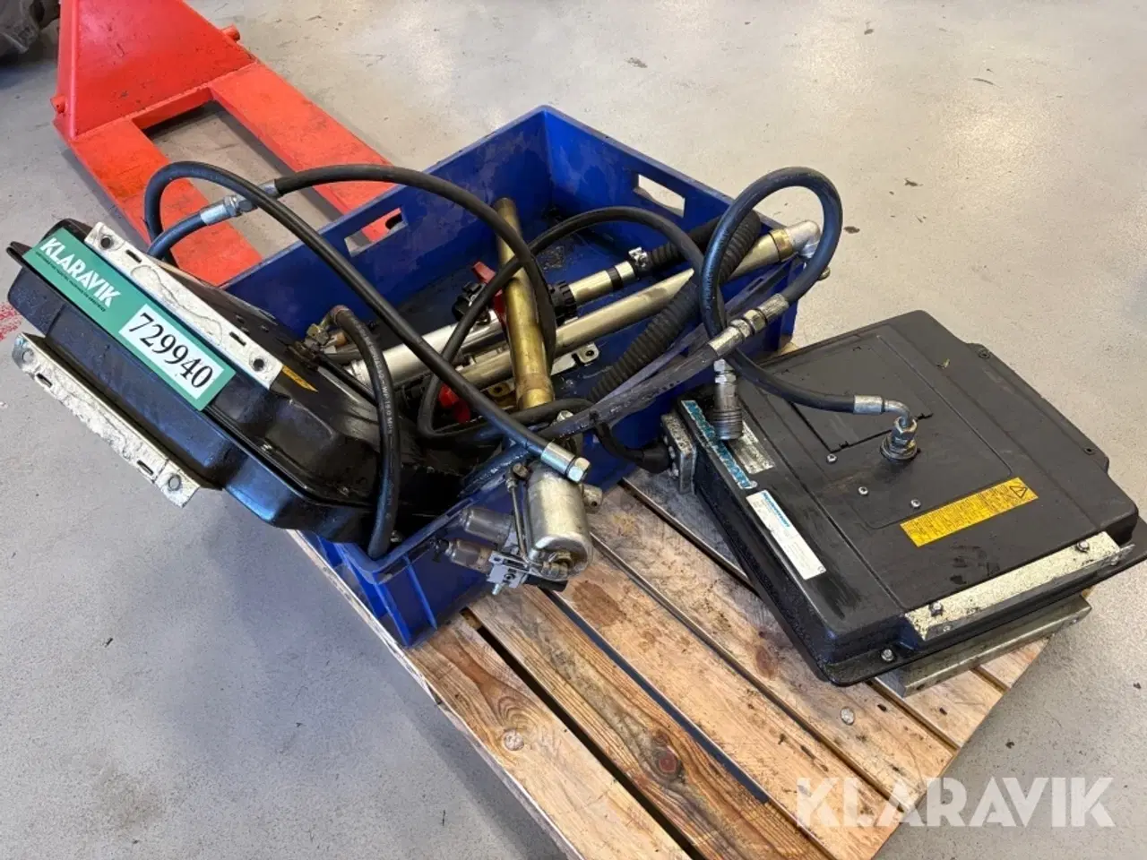 Billede 1 - Luftdrevne oliepumper m/ slanger Nederman