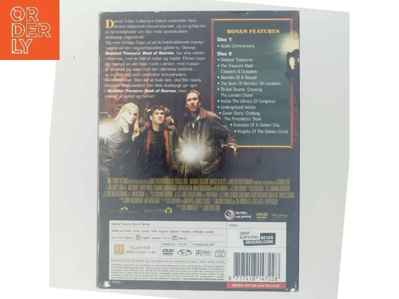 Billede 3 - Book of Secrets med Nicolas Cage (DVD)