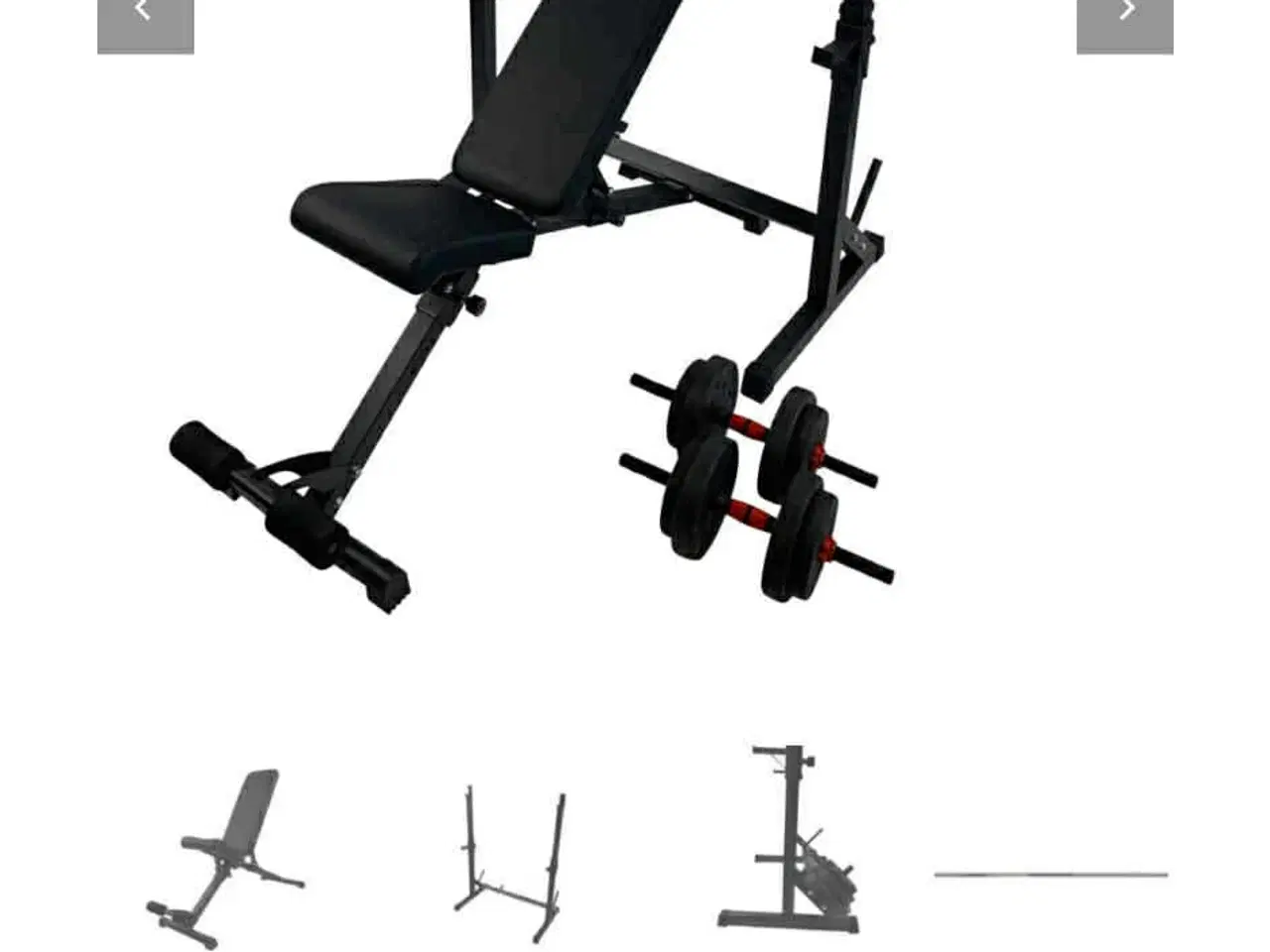 Billede 7 - Komplet hjemmetræningsudstyr med løbebånd, motions