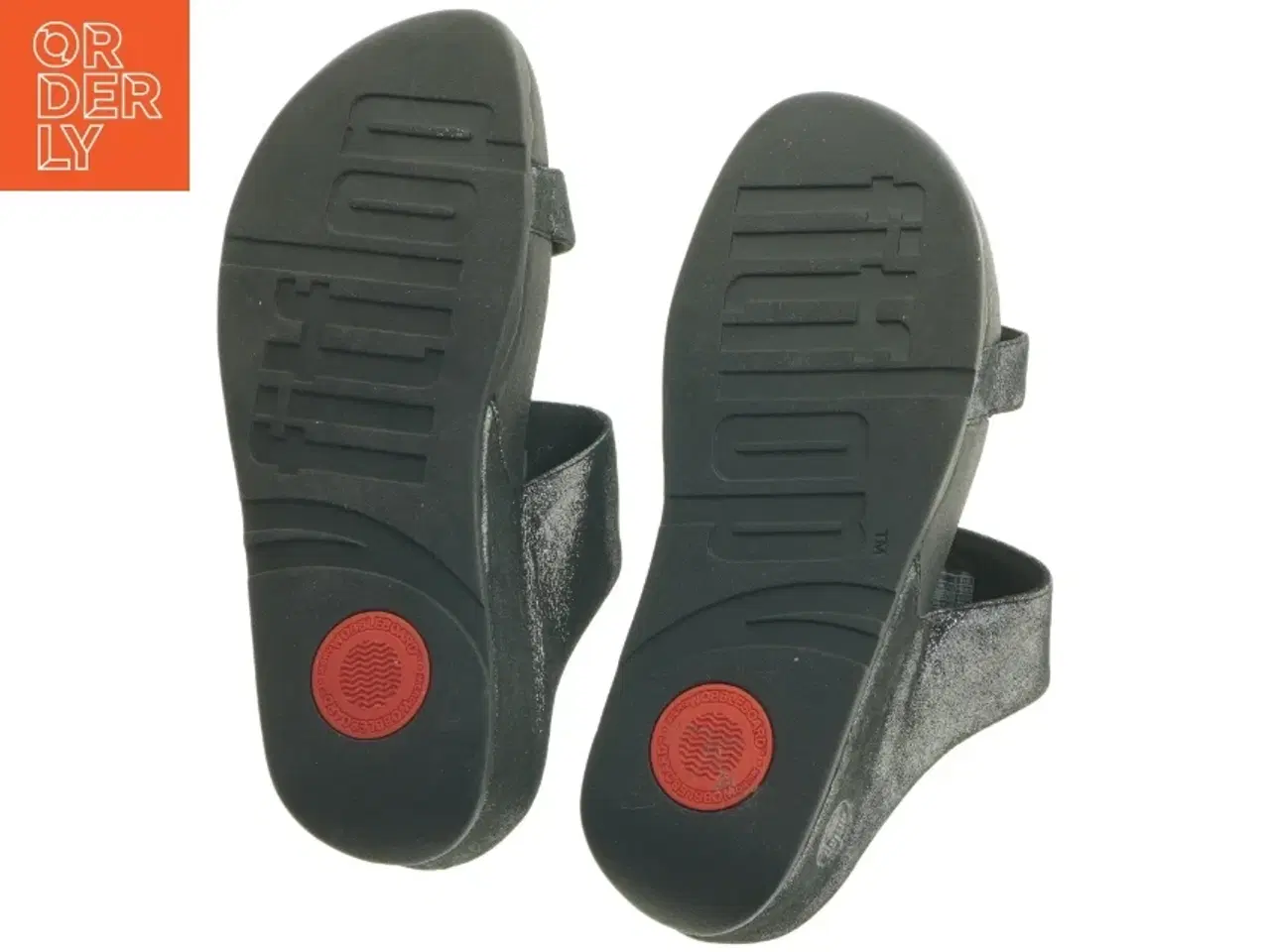 Billede 6 - Sorte sandaler med glitter (str. 40)