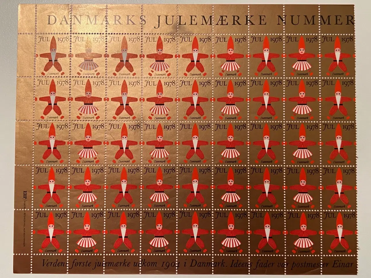 Billede 1 - Julefrimærker