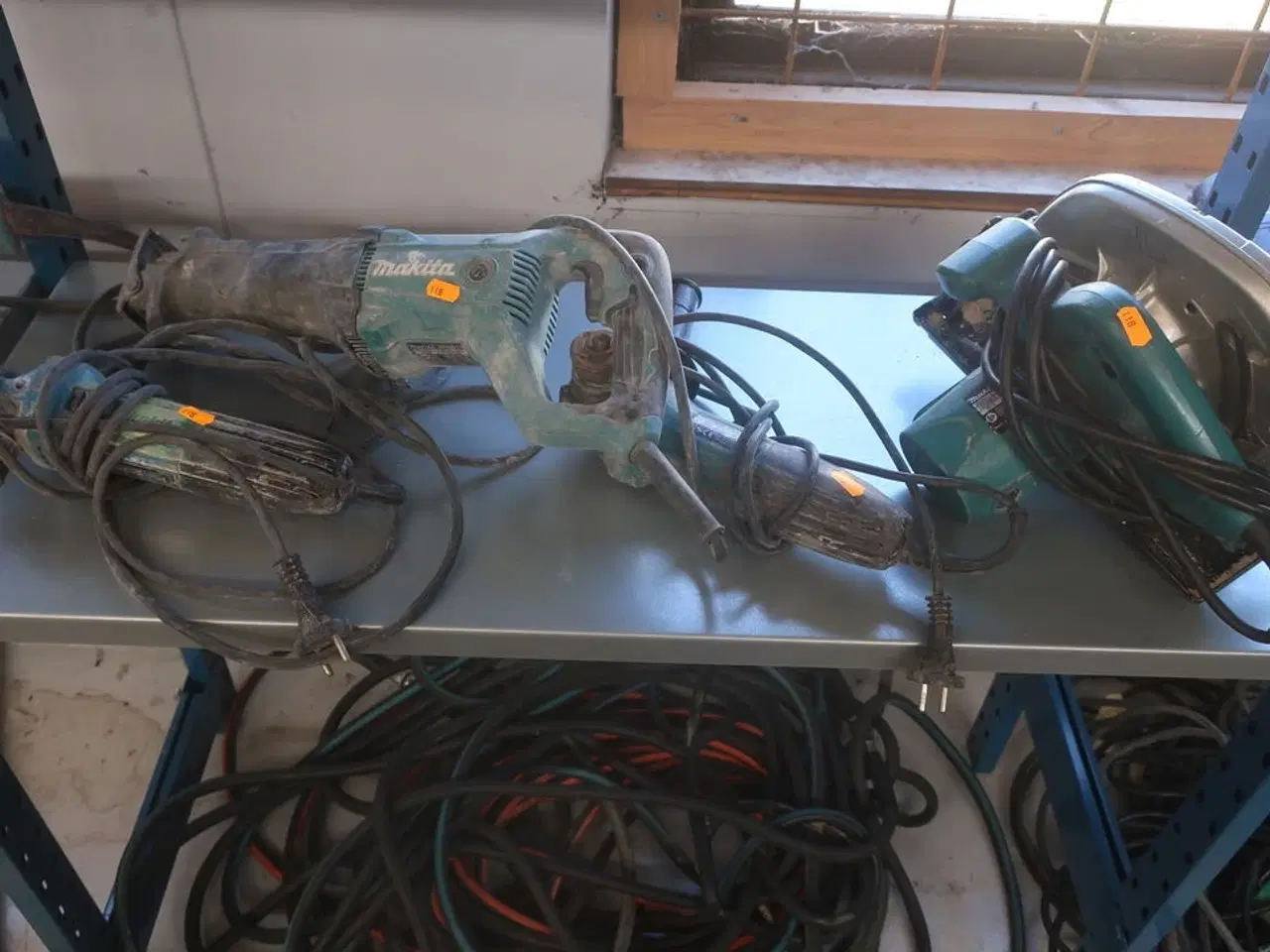 Billede 1 - 2 stk, vinkelsliber, rundsav og bajonetsav MAKITA