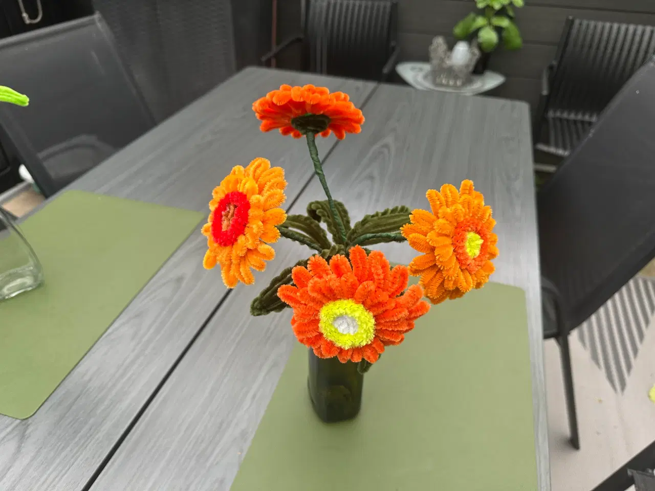 Billede 2 - Kunstige blomster lavet af piberensere
