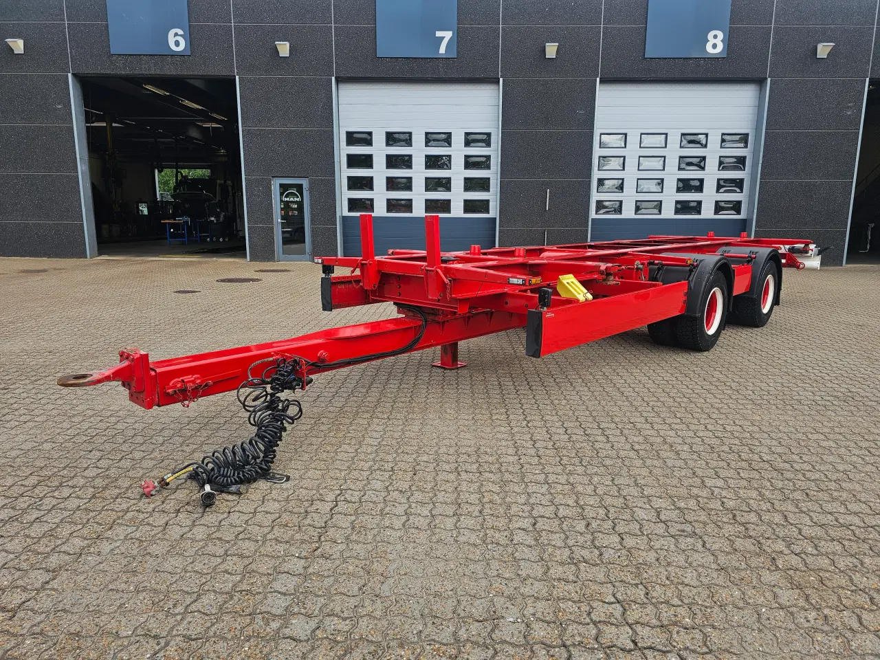 Billede 1 - Krone 2 Aksl. Kærre, Veksellad-Container