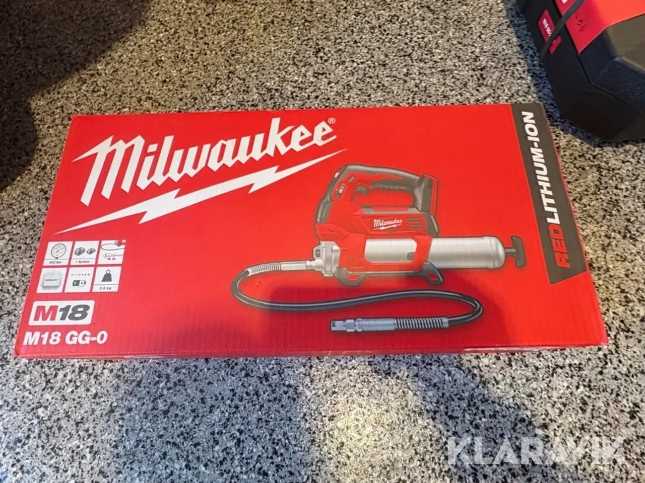 Billede 1 - Fedtpresse Milwaukee M18 GG-0
