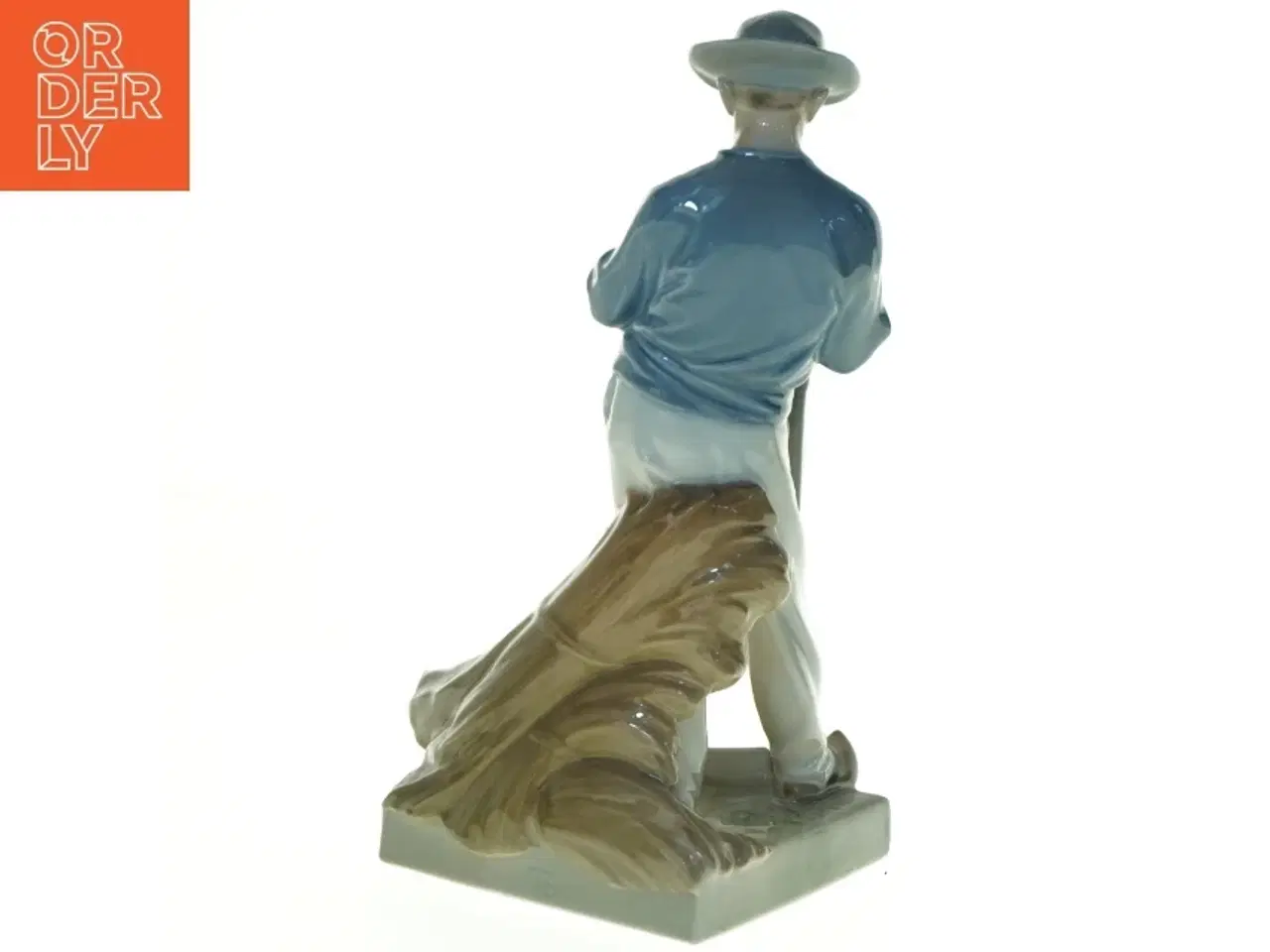 Billede 6 - Porcelænsfigur Mand med le fra Royal Copenhagen (str. 25 x 13 cm)