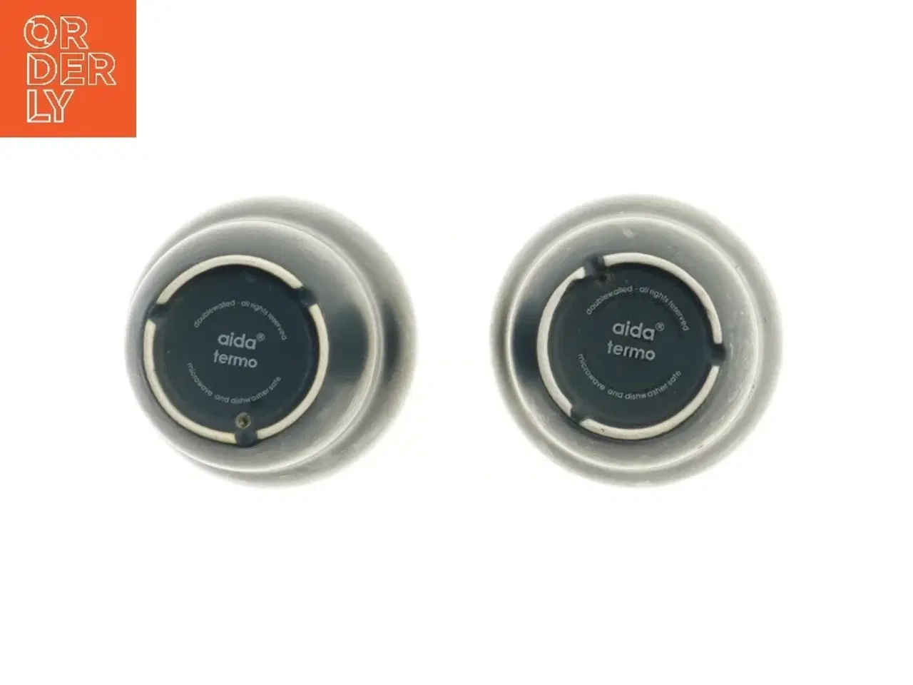 Billede 3 - To termo kaffekrus fra Aida (str. Ø 9 cm længde 11,5 cm)