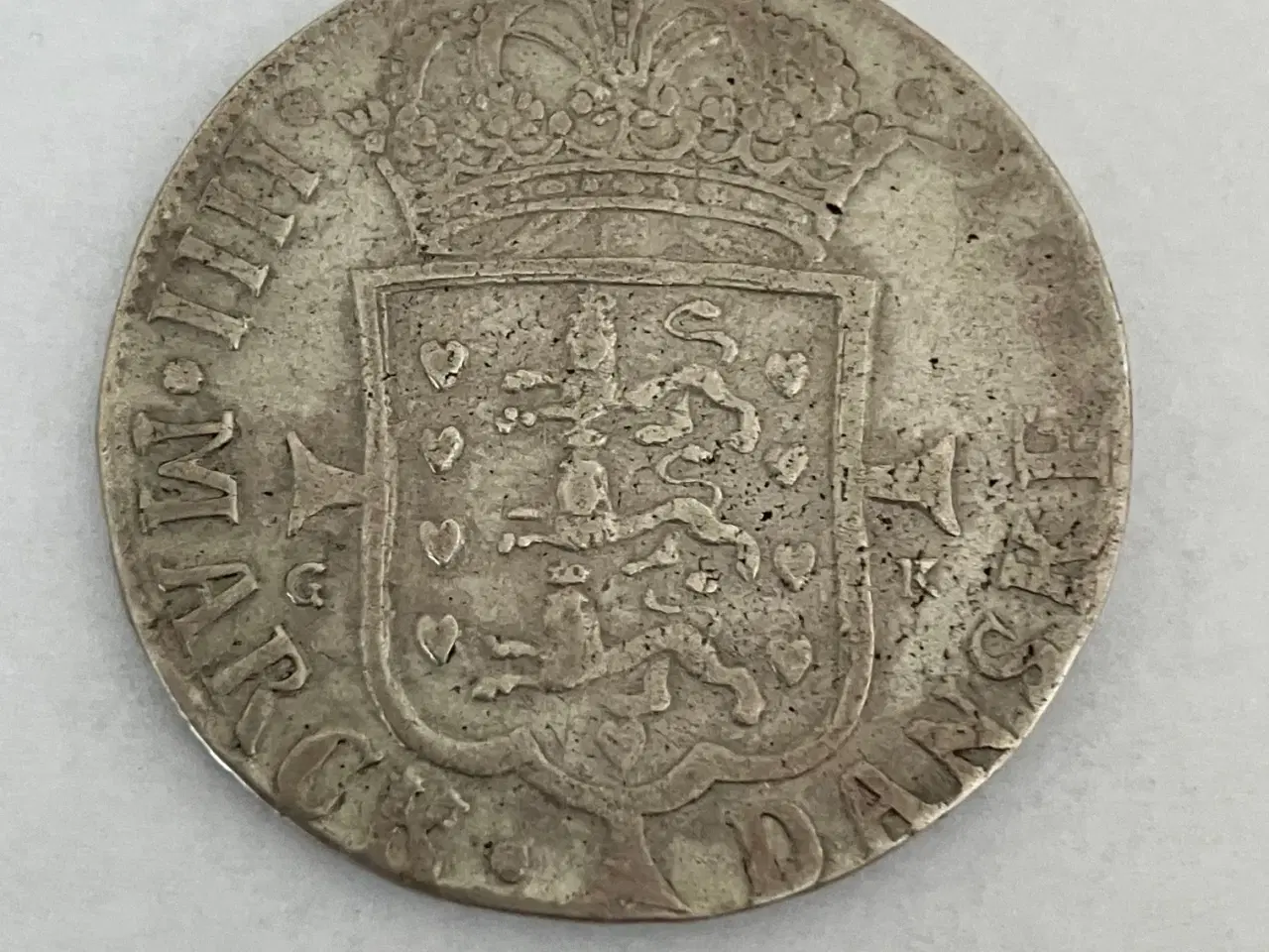 Billede 1 - 1 Krone 1676 S.35.1 Hede 68A
