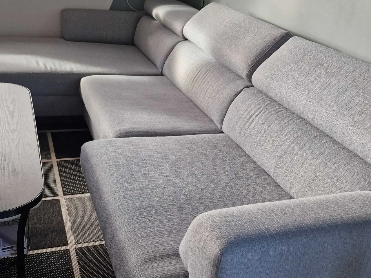 Billede 4 - Pæn sofa med chaiselong 