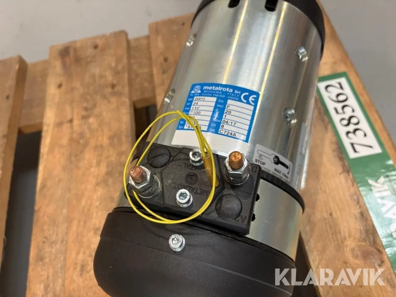 Billede 8 - El-motor Metalrota 151NA - 24 volt