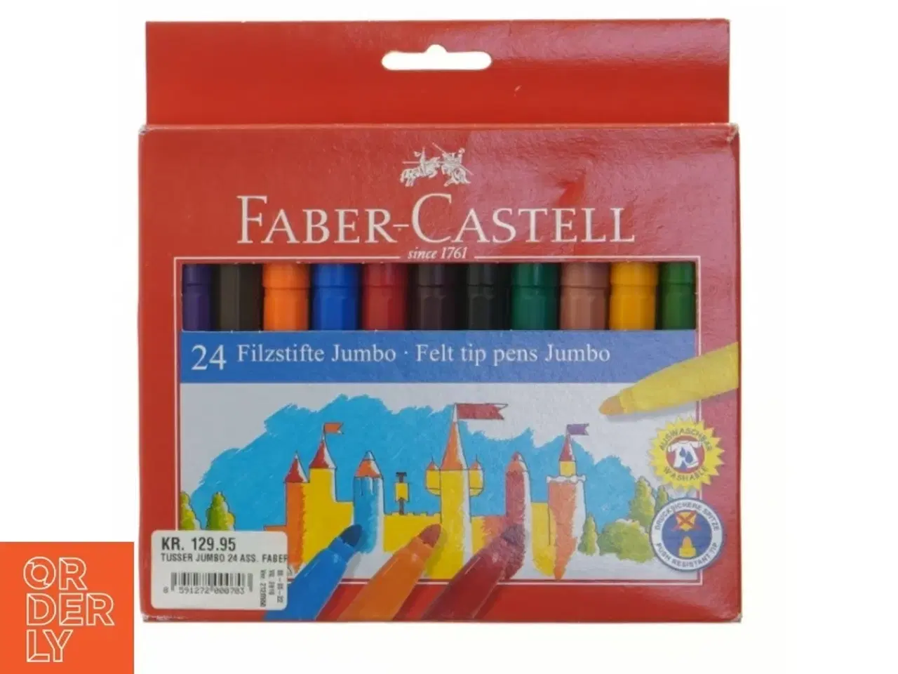 Billede 1 - Faber-Castell Jumbo Filtspidspenne 24 stk fra Fabercastell (str. 24 styk)