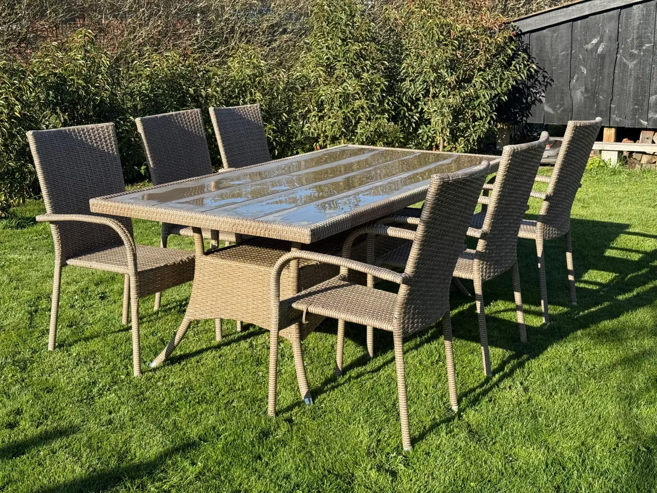 Billede 1 - Havemøbelsæt i polyrattan