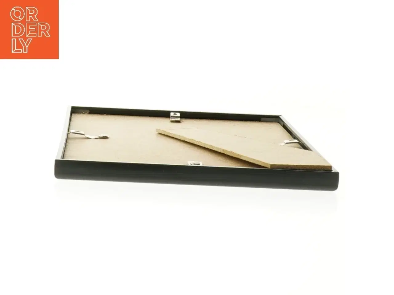 Billede 4 - Sort billedramme med tekst (str. 19 x 25 cm)