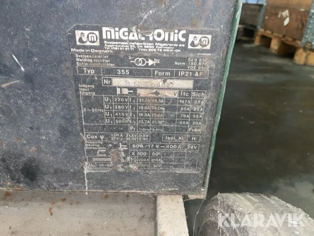 Billede 9 - Svejsemaskine Migatronic 355
