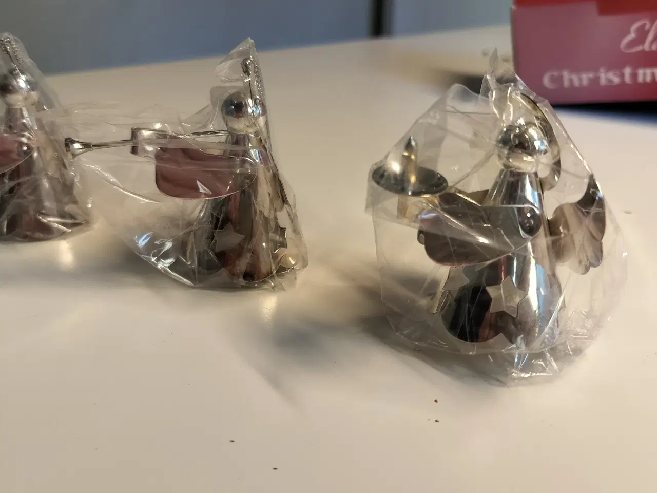 Billede 4 - Gamle juleengle i metal