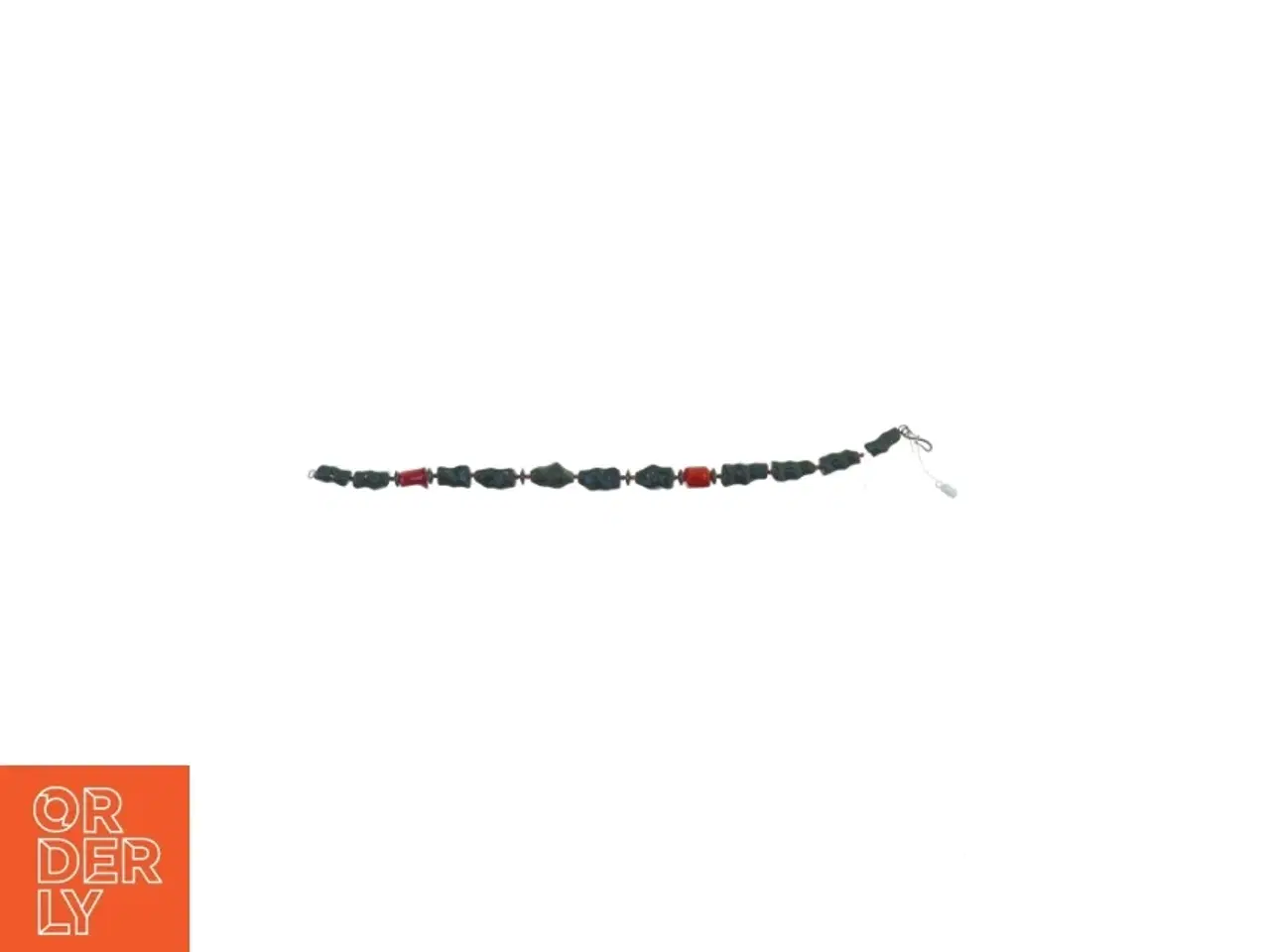 Billede 2 - Halskæde (str. 45 cm) perler og sterlingsølv