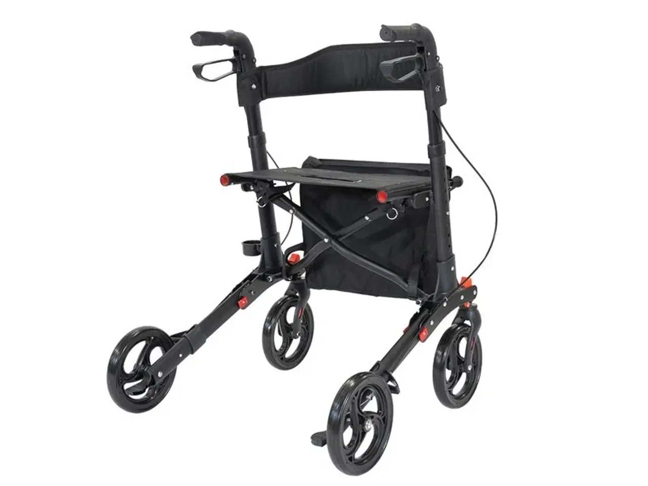 Billede 4 - Lindebjerg Rollator - Smart klik - HF-150 - Sort