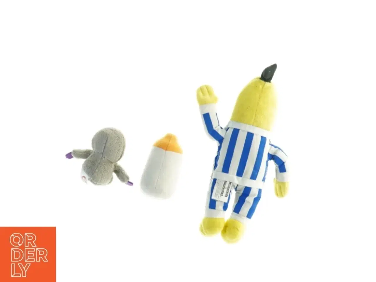 Billede 3 - Bananer i Pyjamas, blød sutteflaske og lille dovendyr/abe (str. 24 x 11 cm til 8 x, 5 cm)