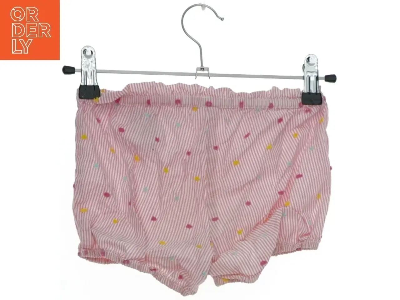 Billede 2 - Stribede shorts med prikker og sløjfe fra H&M (str. 98)