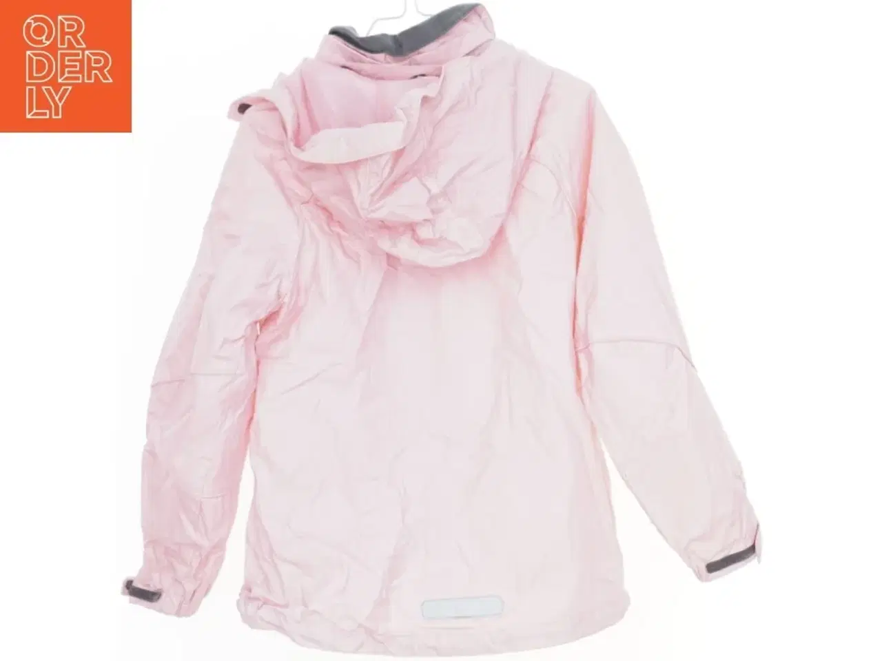 Billede 2 - Lyserød vindjakke med hætte fra H&M (str. 128)