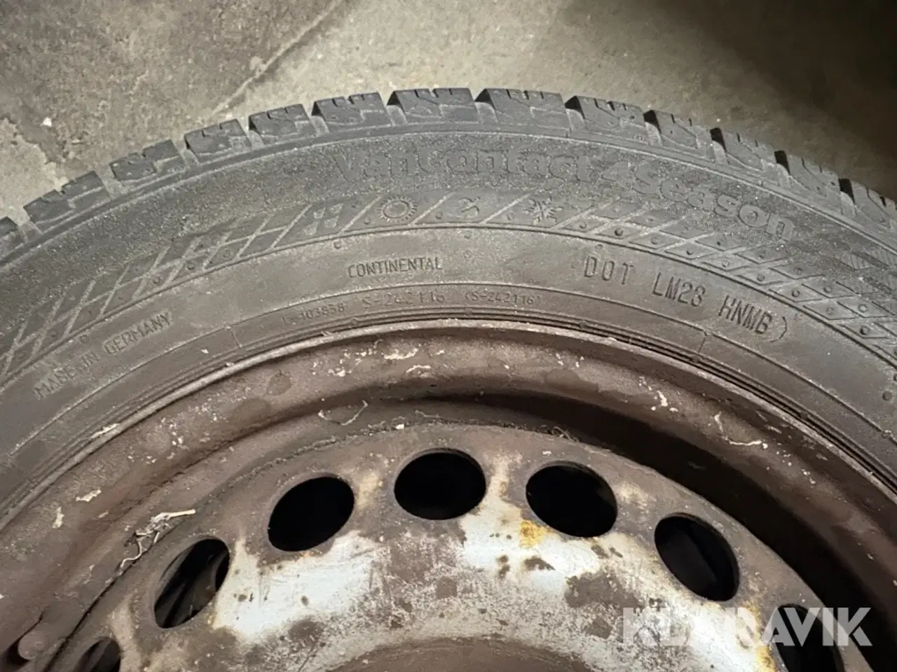 Billede 12 - Dæk med fælg Continental - 4 styks