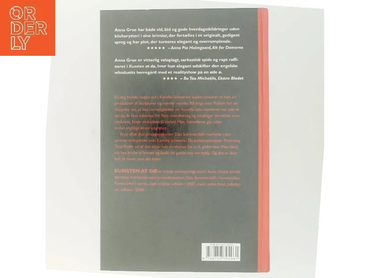 Billede 3 - Kunsten at dø af Anna Grue (Bog)