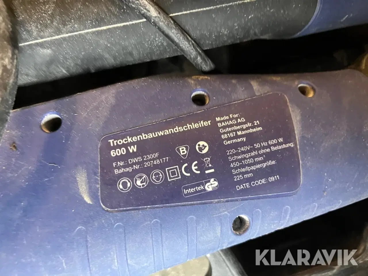 Billede 5 - Slibemaskine Herkules DWS 2300F