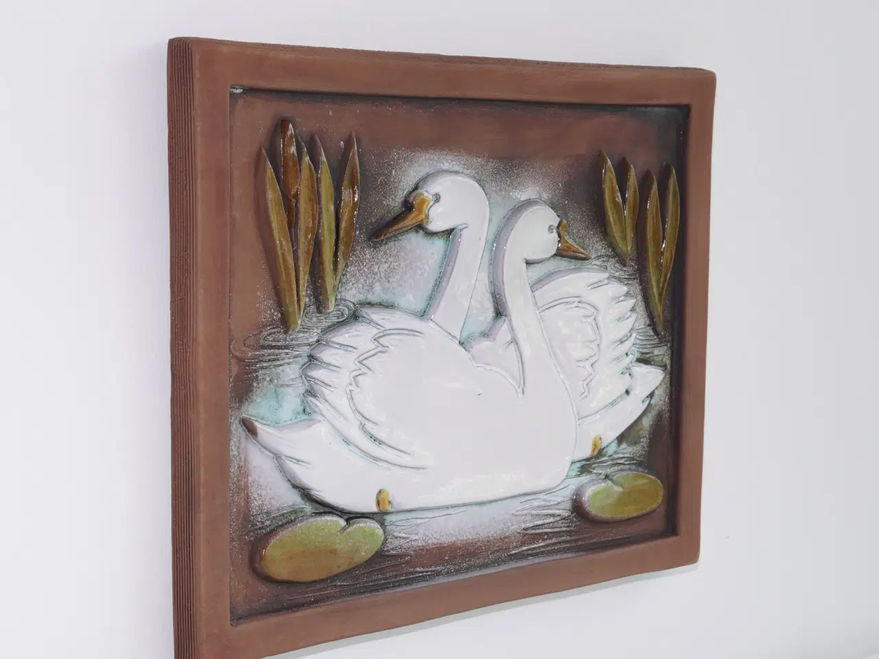 Billede 5 - Vintage relief svanepar af Aimo Nietosvuori f Jie