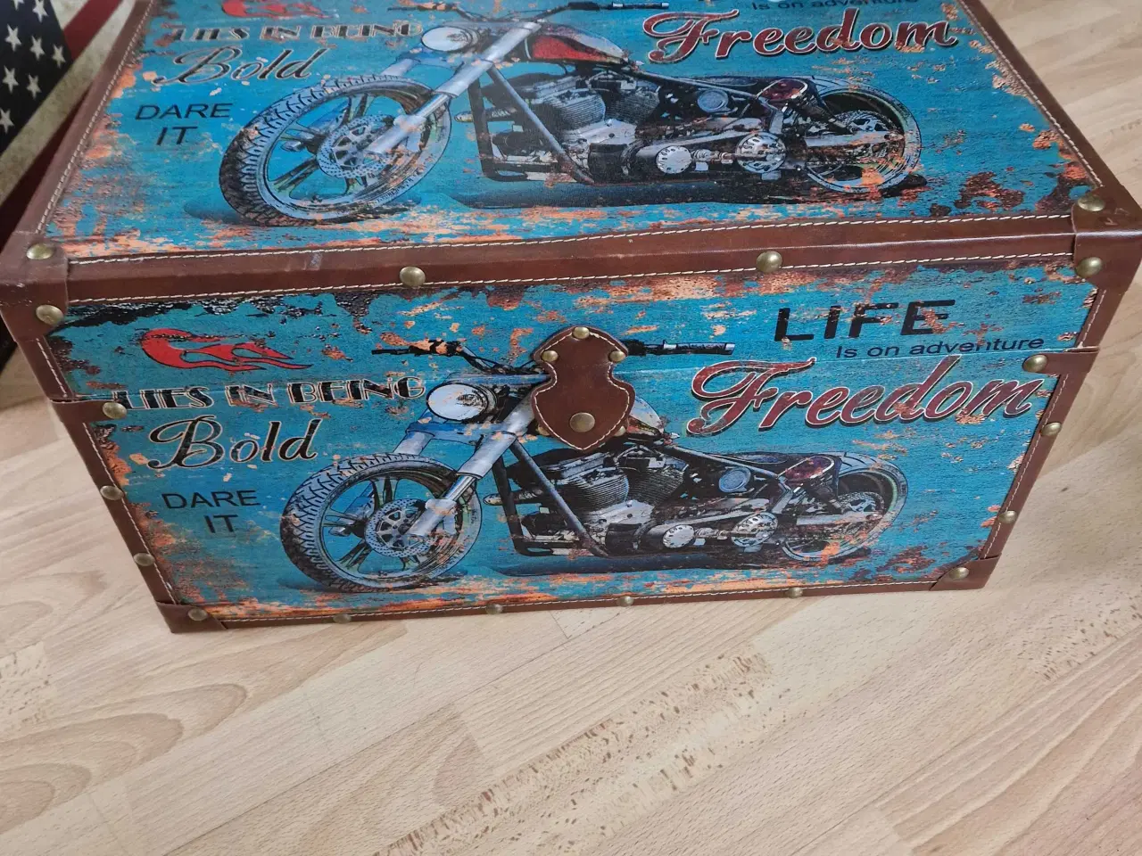 Billede 2 - Opbevaringskasse/kuffert I vintagestil