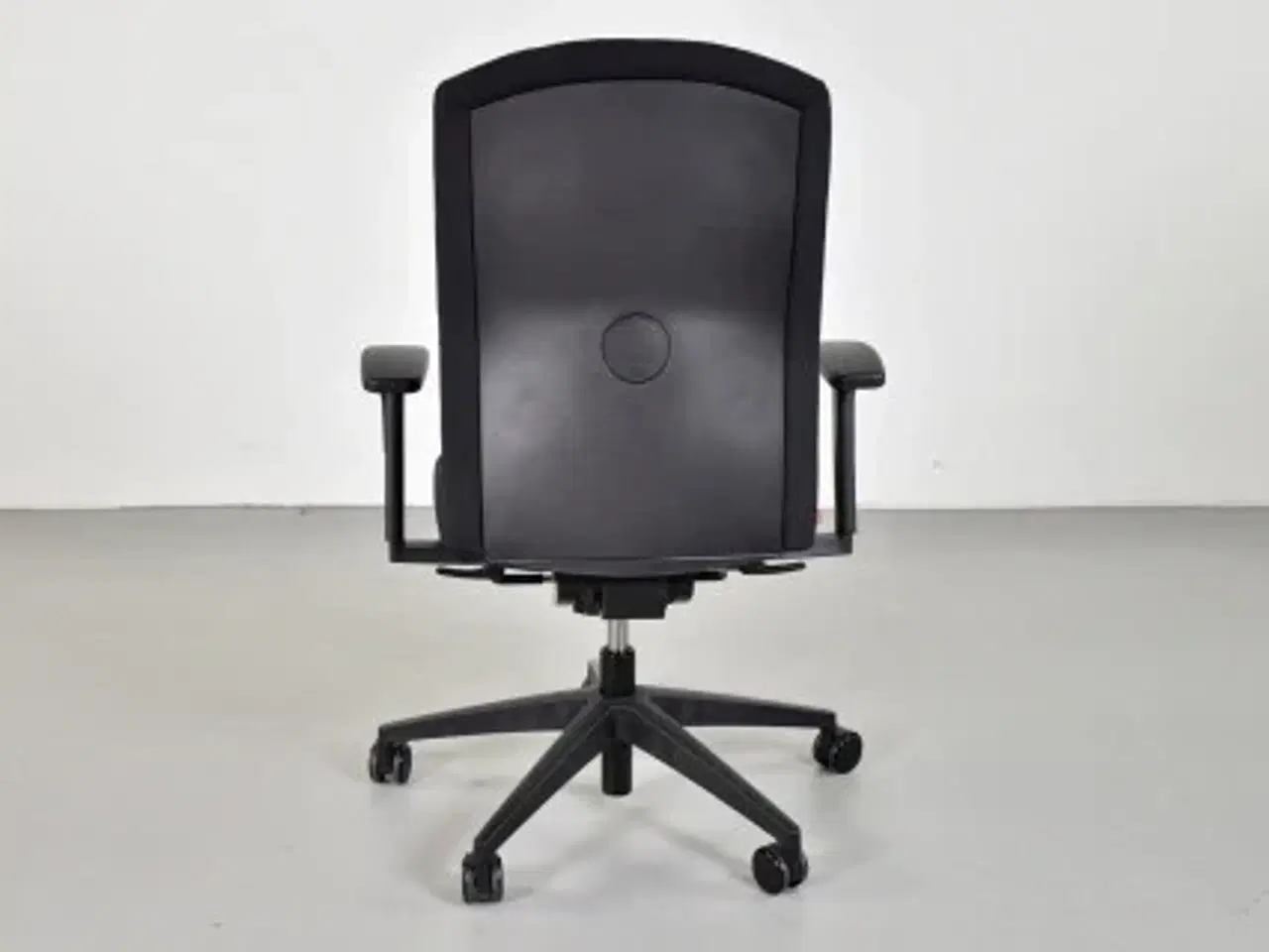 Billede 3 - Köhl kontorstol med sort polster og armlæn