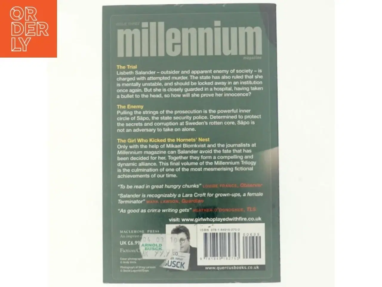 Billede 3 - The Girl who Kicked the Hornet&#39;s Nest af Stieg Larsson (Bog)