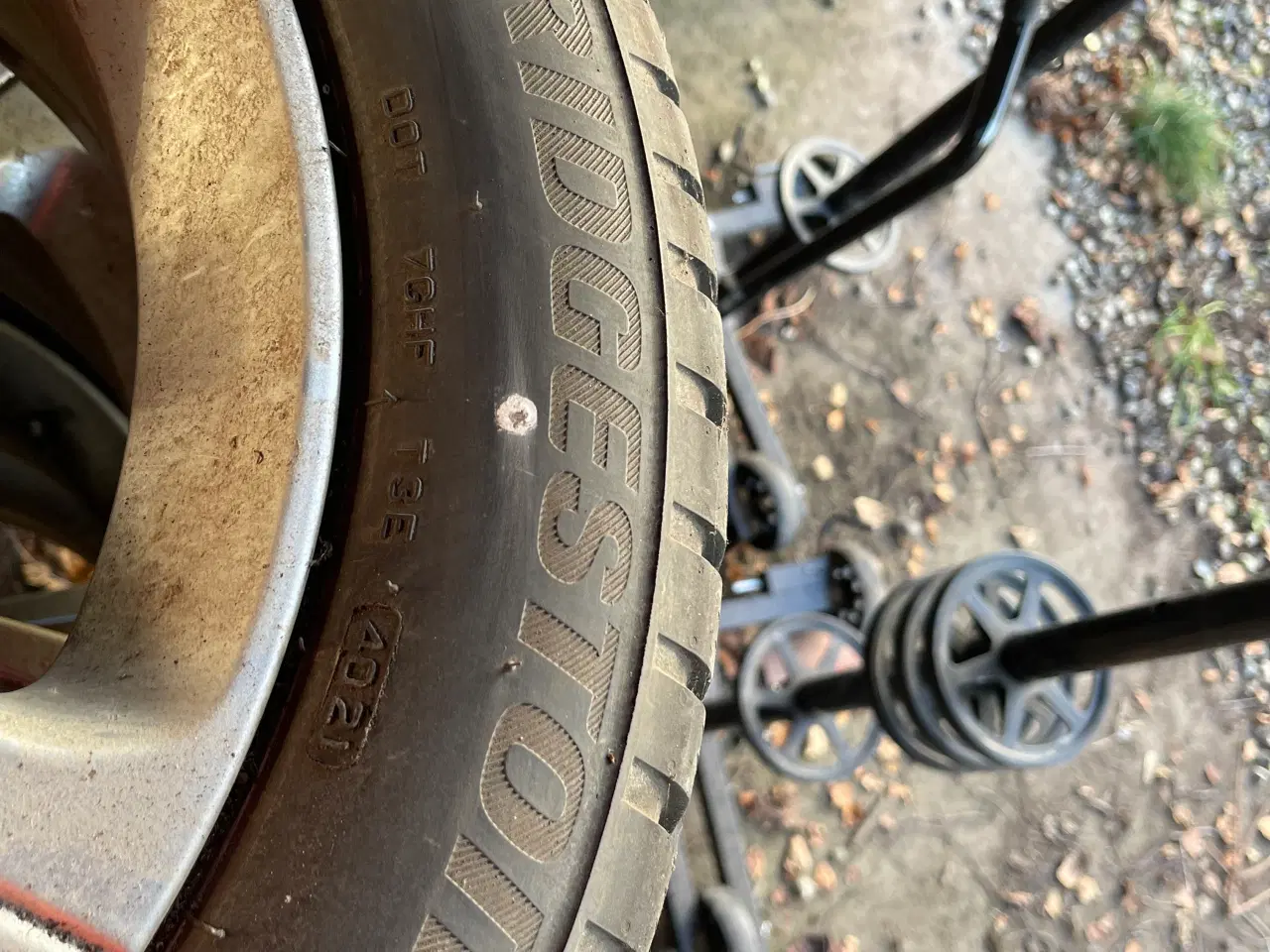 Billede 2 - Alufælge med vinterdæk til Mercedes A