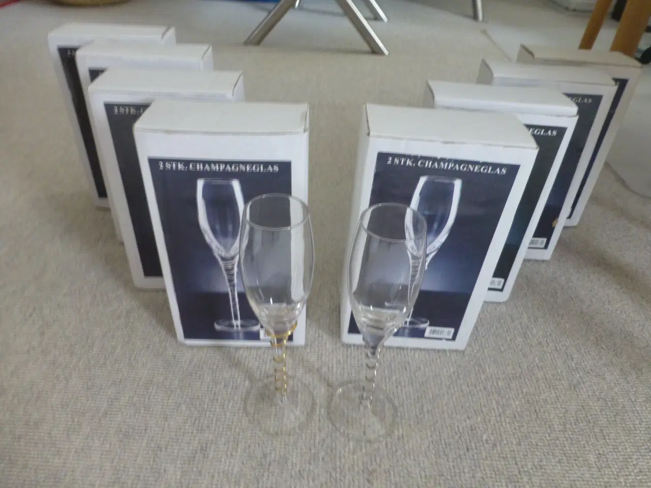 Billede 2 - 16 Elegante champagneglas