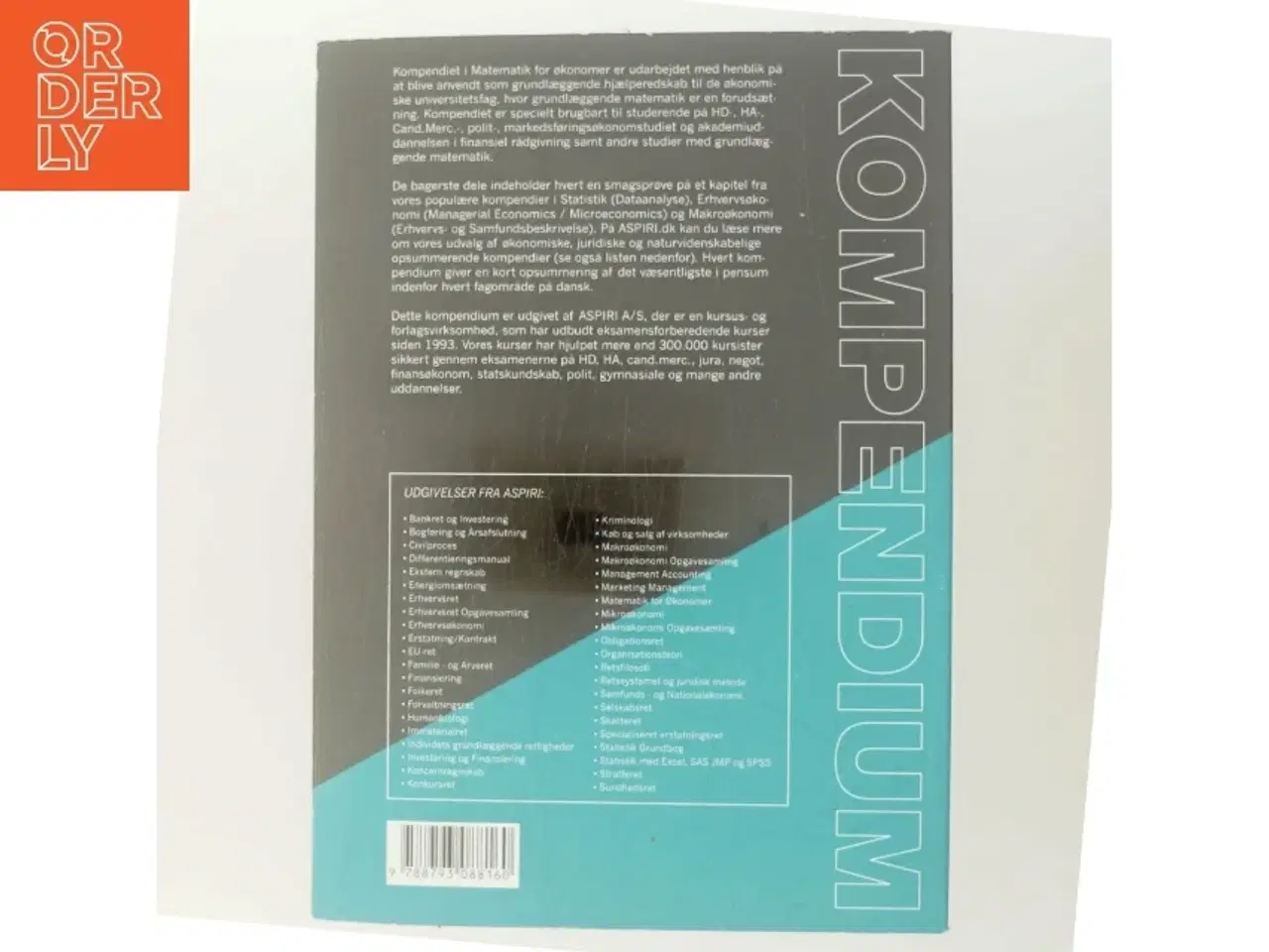 Billede 3 - Kompendium i matematik for økonomer af Chresten Koed (Bog)