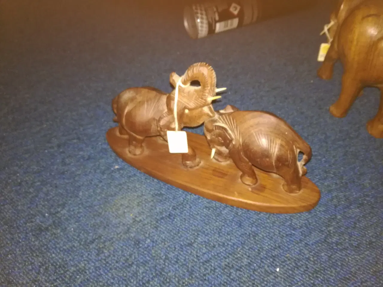 Billede 7 - Træsnit af elefanter 3 stk. 