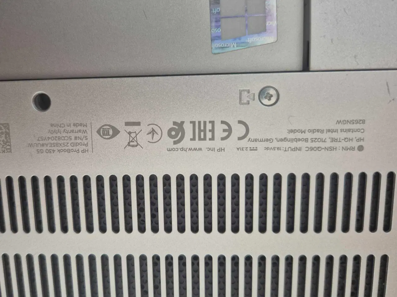 Billede 1 - HP 430 G5 til salg – lav pris Sælger min HP 430 G5