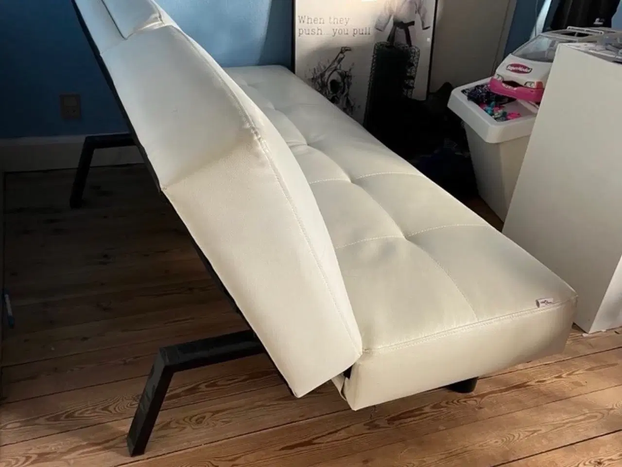 Billede 4 - Sovesofa i læder 