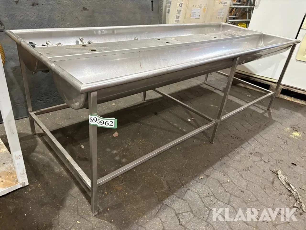 Billede 1 - Stålvask - dobbeltsidet