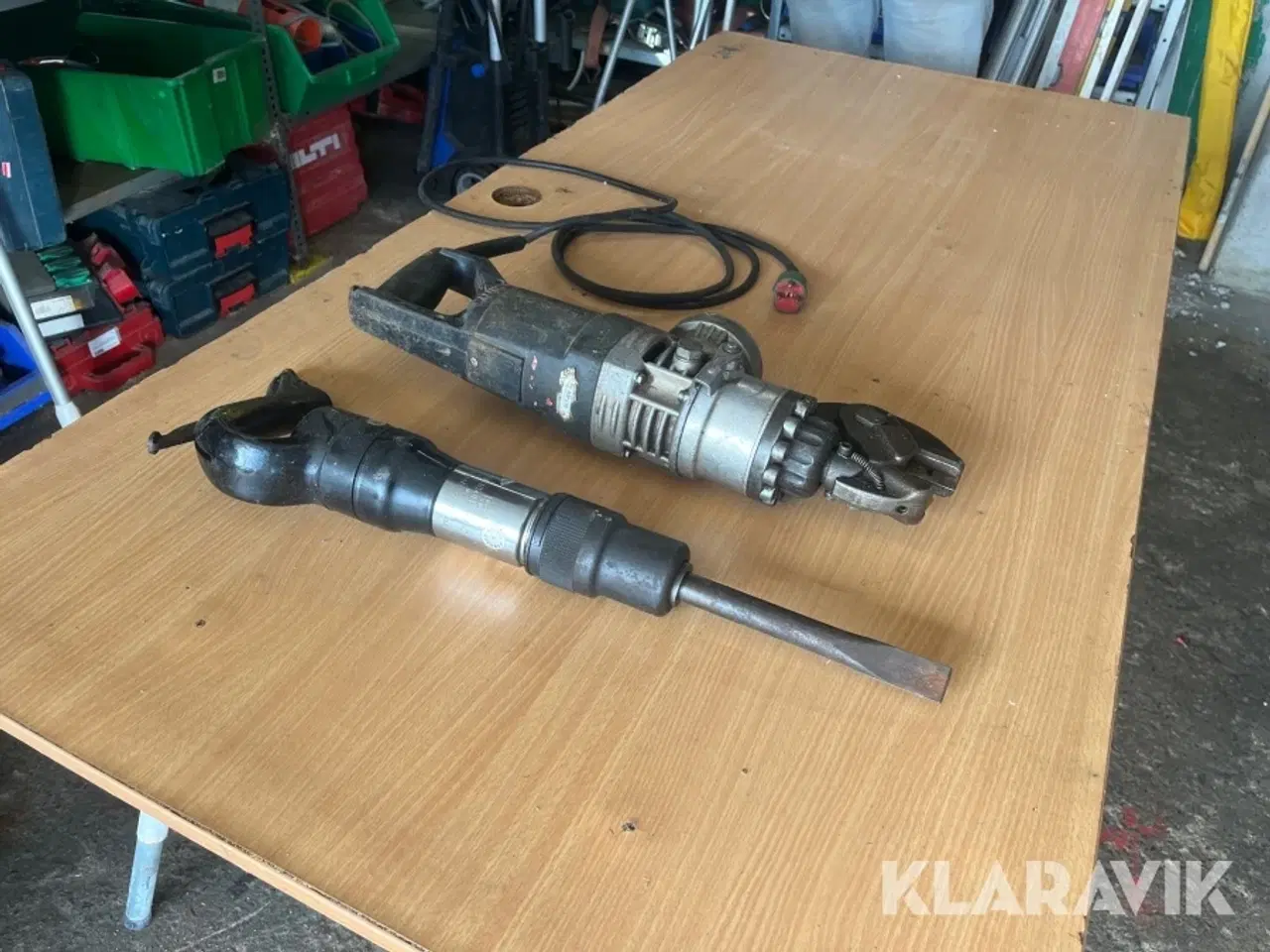 Billede 2 - Jernklipper og lufthammer 2 styk