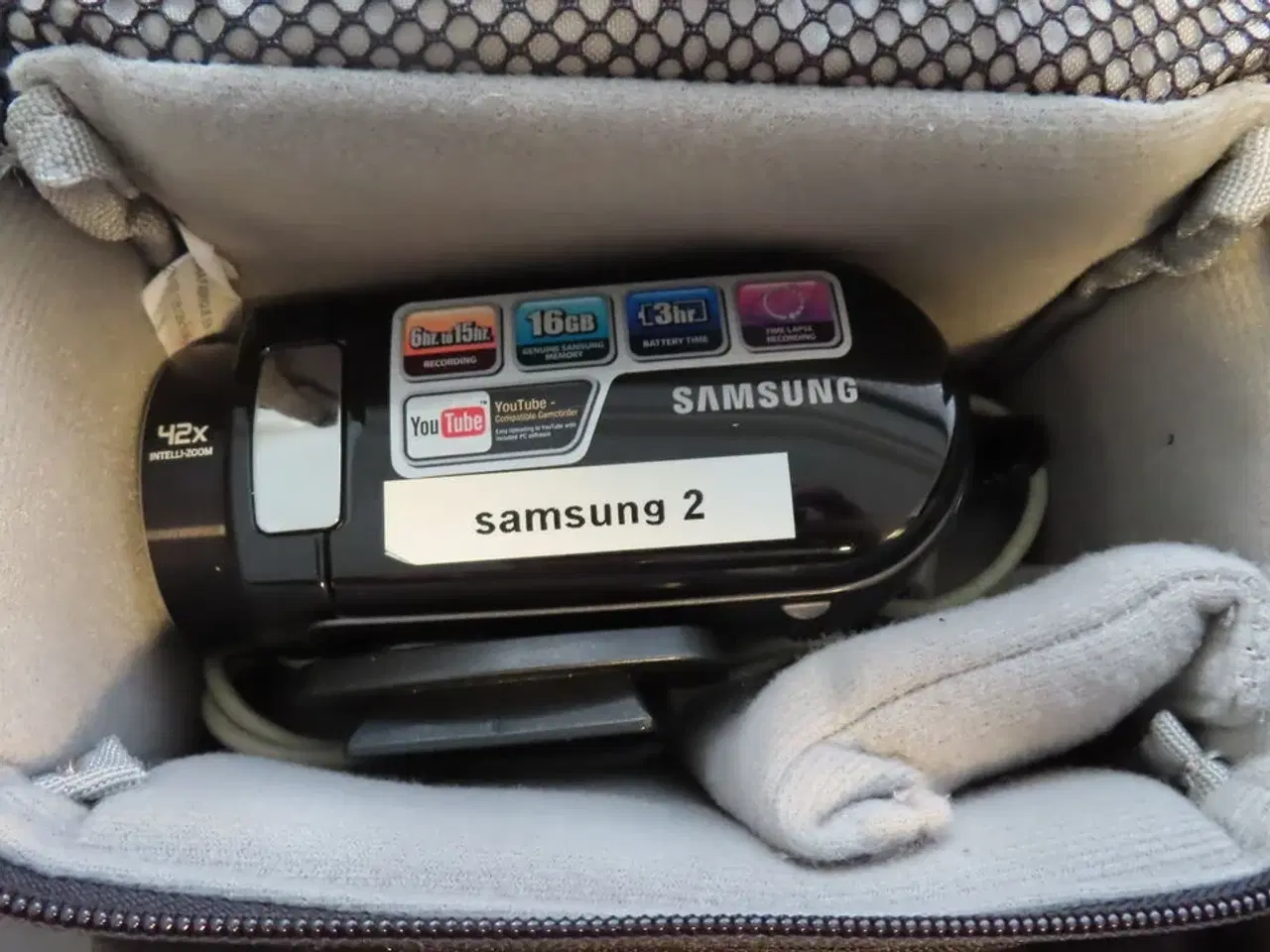 Billede 6 - Videokamera SAMSUNG m. taske