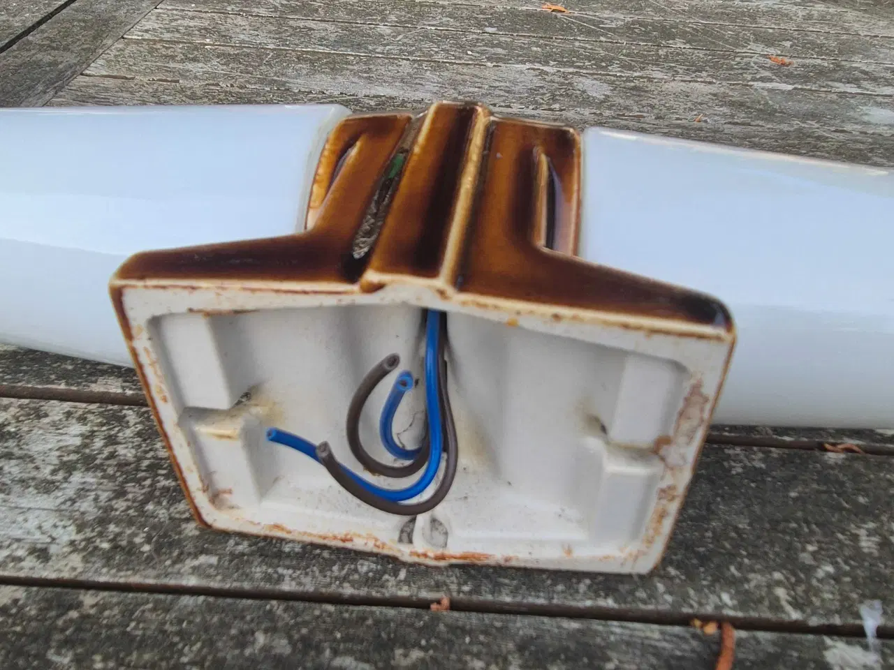 Billede 6 - Klassisk brun badeværelseslampe