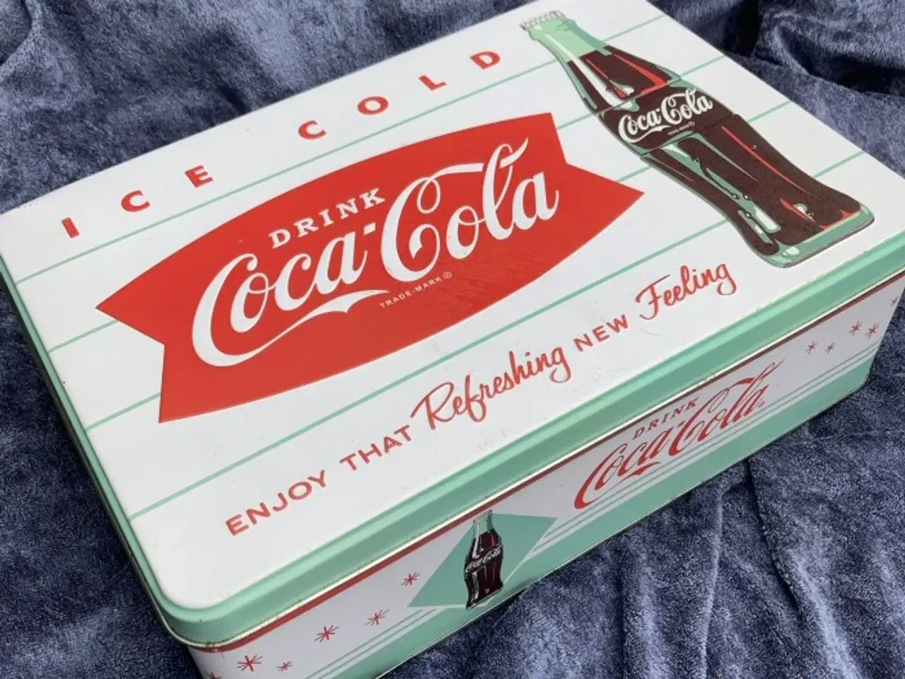 Billede 1 - Coca-cola metaldåse – 24x16x7