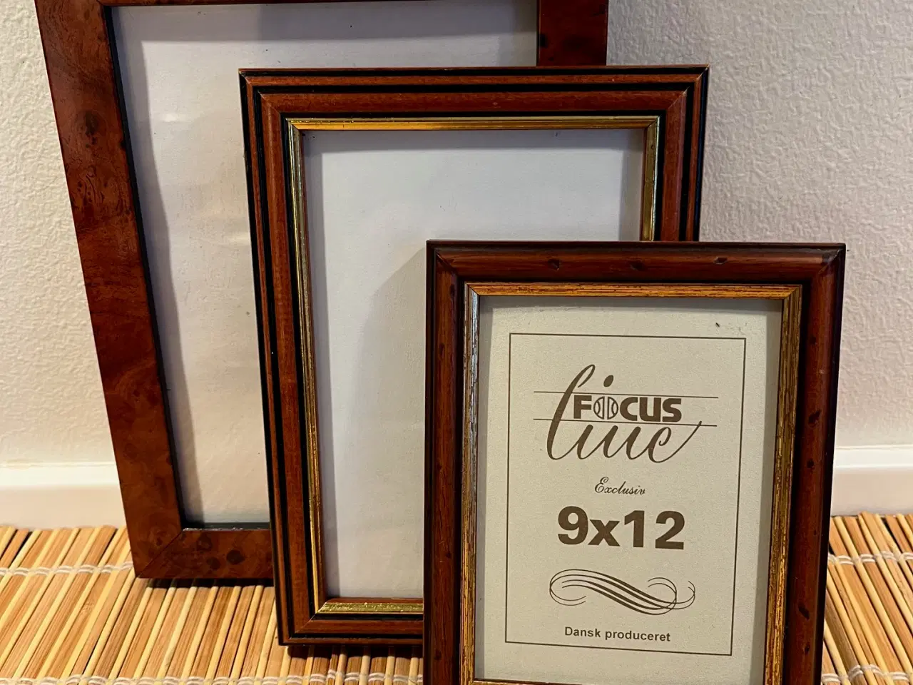 Billede 3 - 5 fotorammer med helt glas