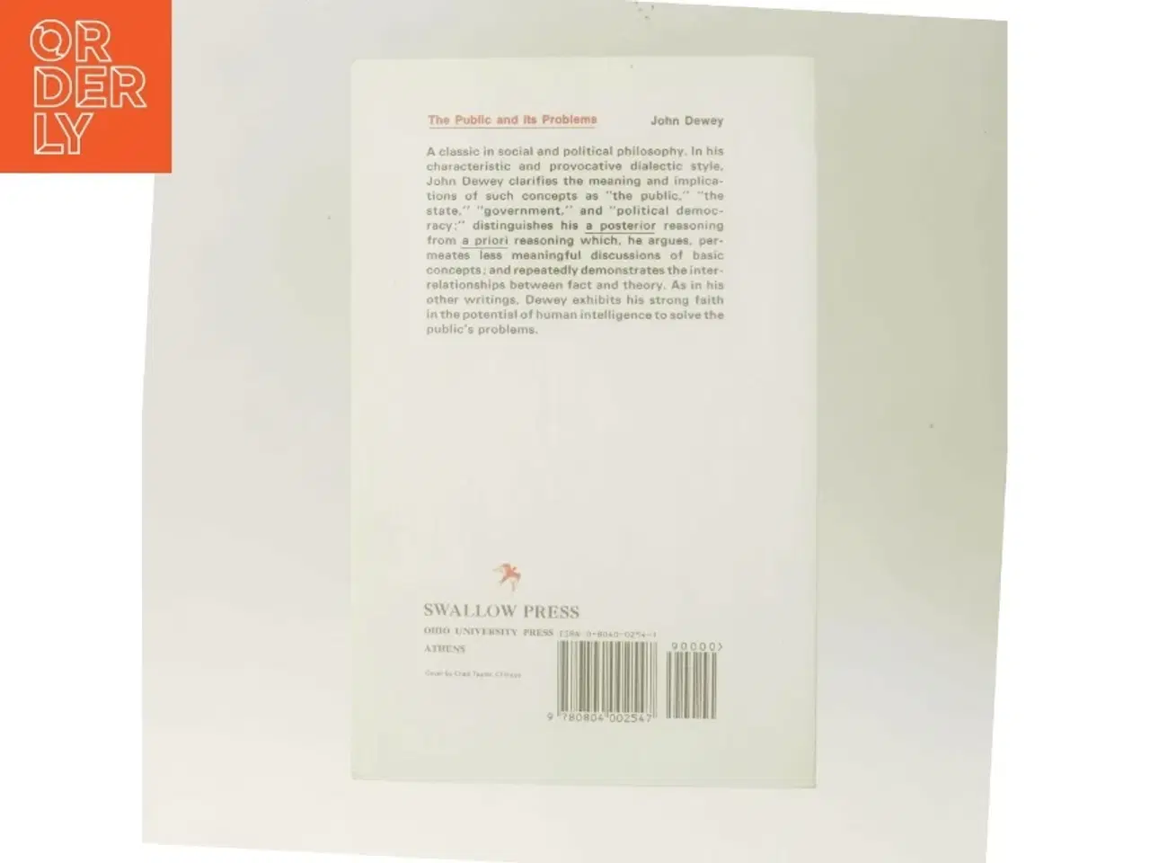 Billede 3 - The public and its problems : an essay in political inquiry af John Dewey (Bog)