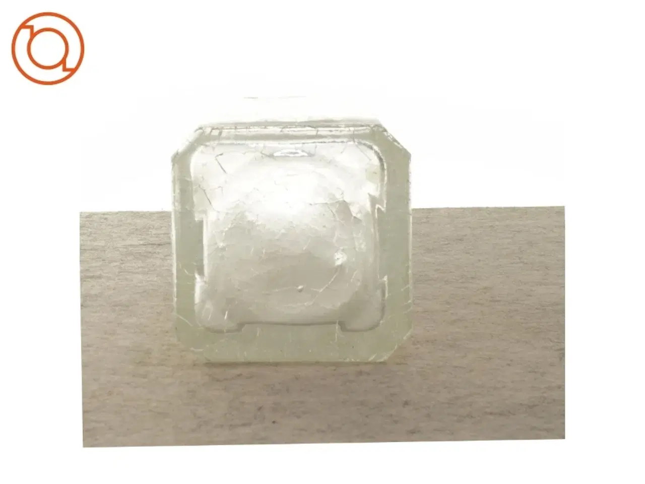 Billede 3 - Glasflaske/-vase (str. 20 x 9 cm)